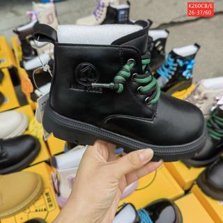 Giày boots trẻ em da mềm buộc dây sành điệu K260
