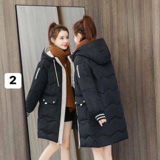 ÁO PHAO DÁNG DÀI - GIẤU EO TÔN DÁNG