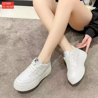Giày thể thao nữ chất da mềm đẹp K258