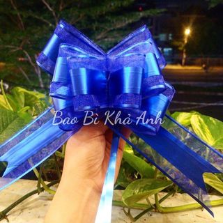 Nơ Rút ánh kim cực đẹp, cánh lớn 5 phân, nhiều màu, sắc - Gói Quà ,Gấu Bông, quà tặng, Hộp Quà Bao Bì Khả Anh