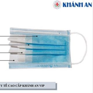 Khẩu Trang Y Tế Cao Cấp 4 lớp Khánh An (VIP)