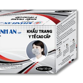 Khẩu Trang Y Tế Cao Cấp 4 lớp Khánh An (VIP)
