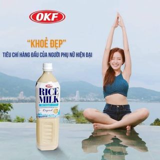 THÙNG 12 CHAI NƯỚC GẠO RICE MILK KHÔNG ĐƯỜNG TỐT CHO SỨC KHỎE THƯƠNG HIỆU HÀN QUỐC OKF