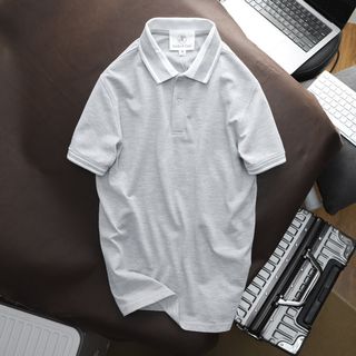 Áo thun cổ bẻ nam cao cấp, áo thun có cổ nam, Chất liệu vải cá mập dệt mềm mịn, ít nhăn size từ 55kg - 85kg