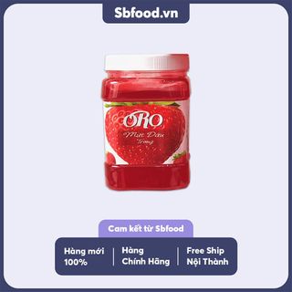 Mứt trong dâu Oro hũ 1kg giá sỉ