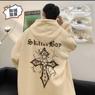 Áo hoodie logo in skater boy form dưới 70kg