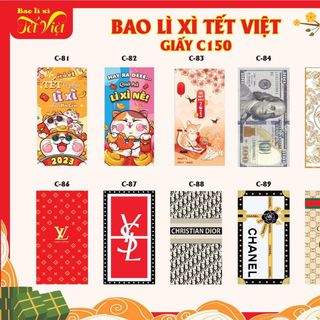 Sét 5000 bao lì xì đủ mẫu hàng đẹp giá tốt sẵn sll mẫu mã đa dạng