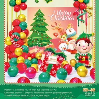 Bộ Bóng Trang Trí Giáng Sinh – GS38