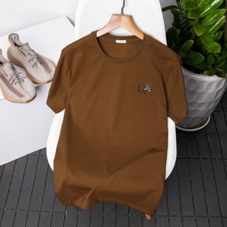 Áo thun nam cao cấp, áo thun cổ tròn nam, Chất thun 100% cotton 4c xịn - Logo thêu cực đẹp size từ 55kg - 85kg