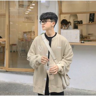 Áo khoác cardigan logo tim 20inch form đẹp