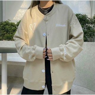 Áo khoác cardigan logo tim 20inch form đẹp