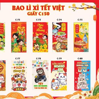 Sét 5000 bao lì xì đủ mẫu hàng đẹp giá tốt sẵn sll mẫu mã đa dạng