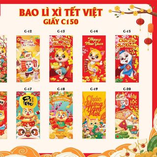 Sét 5000 bao lì xì đủ mẫu hàng đẹp giá tốt sẵn sll mẫu mã đa dạng