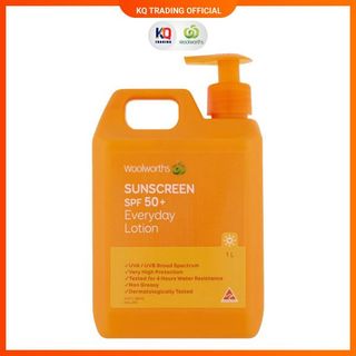 Kem chống nắng phổ rộng WOOLWORTHS SUNSCREEN SPF 50+ Everyday Lotion 1L