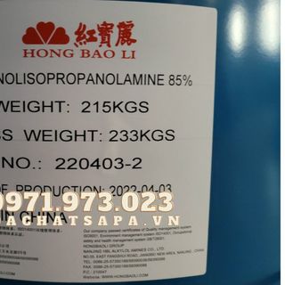 TIPA Hong Bao Li – Triisopropanolamine 85% – Trung Quốc giá sỉ