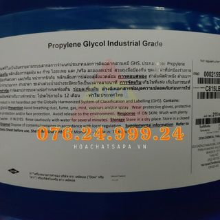 PG Công Nghiệp – Propylene Glycol Industrial – PGI Thái Lan giá sỉ