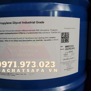 PG Công Nghiệp – Propylene Glycol Industrial – PGI Thái Lan