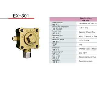 Đầu dò gas phòng nổ công nghiệp - EX-301