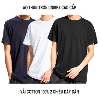 Áo thun Form rộng Unisex vải cotton 2 chiều 100% Loại dày Cao cấp nhất
