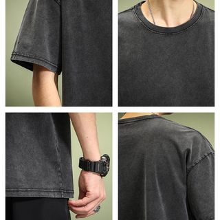 Áo thun Form rộng Unisex vải cotton 2 chiều 100% Loại dày Cao cấp nhất