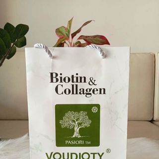 Cặp Gội Xả Biotin Collagen Trắng 1000ml - Giảm Rụng Tóc, Phục Hồi Tóc Khô Xơ