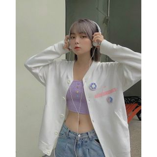 Áo khoác bomber nỉ nút logo leng fabu form đẹp