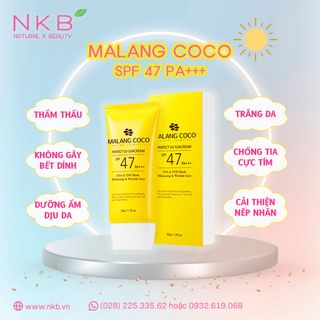 KEM CHỐNG NẮNG HÀN QUỐC MALANGCOCO Perfect UV Suncream SPF 47 PA+++ (ĐỘC QUYỀN)  - NKB giá sỉ