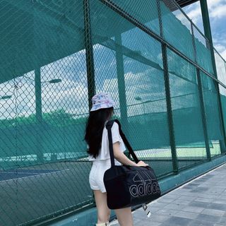 Túi trống, túi đeo chéo cao cấp nam, Chất liệu 100% polyester chống thấm - Có Ngăn giày riêng biệt size | 40cm x 25cm x 23cm