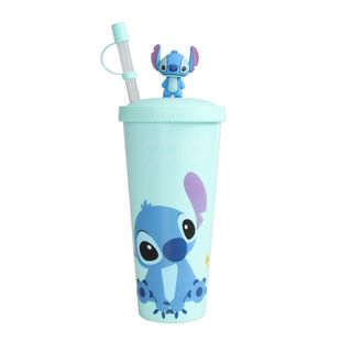 Ly uống nước có nắp kèm ống hút cao cấp