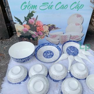 ( HÀNG SẴN SL SÀI GÒN ) BỘ CHÉN DĨA 17 CHI TIẾT