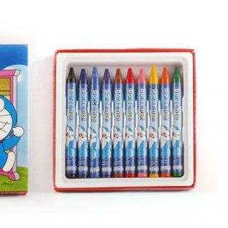 Hộp 10 Bút Sáp Màu Doraemon - Colokit CR-C04/DO