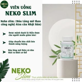 Viên uống Neko Slim Hỗ Trợ Giảm Cân Hiệu Quả Cho Dáng Đẹp Eo Thon Hộp 60v