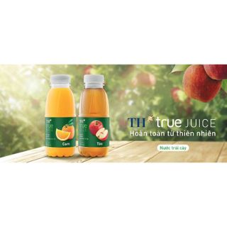 Nước Trái Cây TH True Juice Cam, Táo Đào 350ml