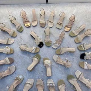 Sandal nữ gót vuông quai trong thời trang đẹp K295