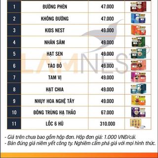 Yến Sào LAMNEST Đường Phèn