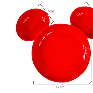 Khay nhựa ăn dặm Mickey - Minnie cho bé