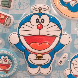 50 miếng dán 3D sticker hoạt hình Siêu nhân Ultraman Doraemon Elsa đồ chơi cho bé giá sỉ