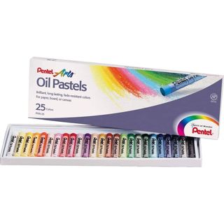 Bộ màu sáp dầu PENTEL 12/25 màu - Pentel Arts Oil Pastel Set