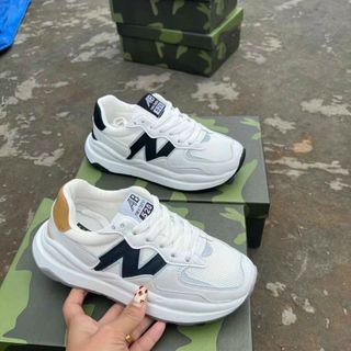 Giày thể thao Nữ chất da đẹp họa tiết chữ N K307