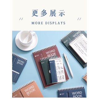 Sổ tay học từ vựng tiếng Anh, Hàn, Nhật, Trung/ Sổ ghi chép từ vựng bỏ túi khổ A6
