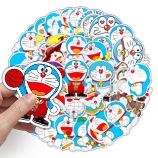 Bộ 50 sticker Doraemon chống thấm nước giá sỉ