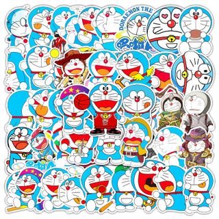 Bộ 50 sticker Doraemon chống thấm nước