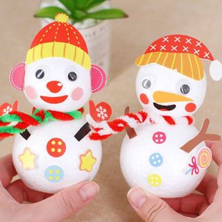 Set thủ công làm Người tuyết Noel/ đồ trang trí giáng sinh/ đồ trang trí handmade giá sỉ