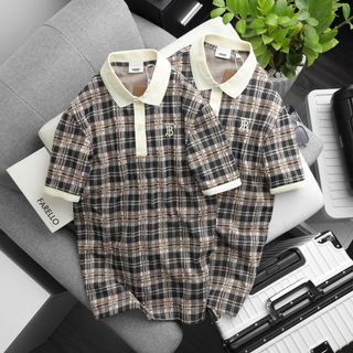 Áo thun cổ bẻ nam cao cấp, áo thun có cổ nam, Chất vải xuất dư, mịn đẹp dày dặn. Sờ vải là thích - Logo thêu sắc nét size từ 55kg - 85kg