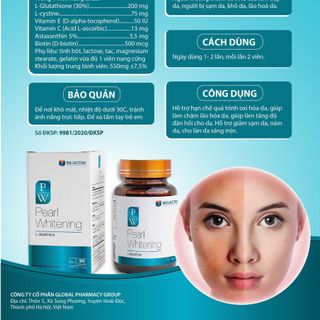 Viên uống trắng da Pearl Whitening
