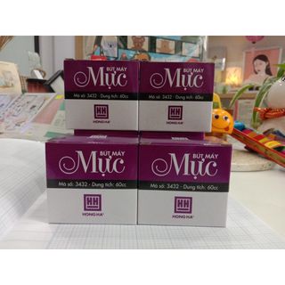 Mực bơm máy Hồng Hà tím 3432 màu đẹp, sáng, chất lượng, tiện dụng