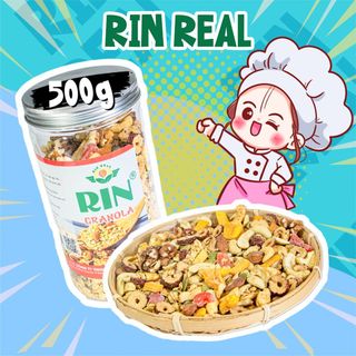 Granola Rin Real, Granola ăn kiêng, ngũ cốc giảm cân, ngũ cốc lợi sữa, ngũ cốc dinh dưỡng siêu giòn ngon