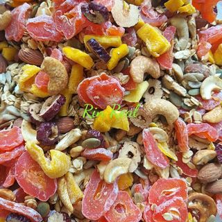 Granola Rin Real, Granola ăn kiêng, ngũ cốc giảm cân, ngũ cốc lợi sữa, ngũ cốc dinh dưỡng siêu giòn ngon