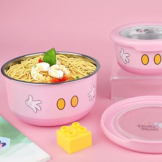 Set tô inox tròn cách nhiệt Disney