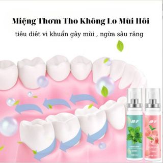 Xịt Thơm Miệng Chính Hãng Xịt Giảm Hôi Miệng Giúp Ngăn Ngừa Vi Khuẩn Khoang Miệng Lưu Hương Thơm Mát Dài Lâu